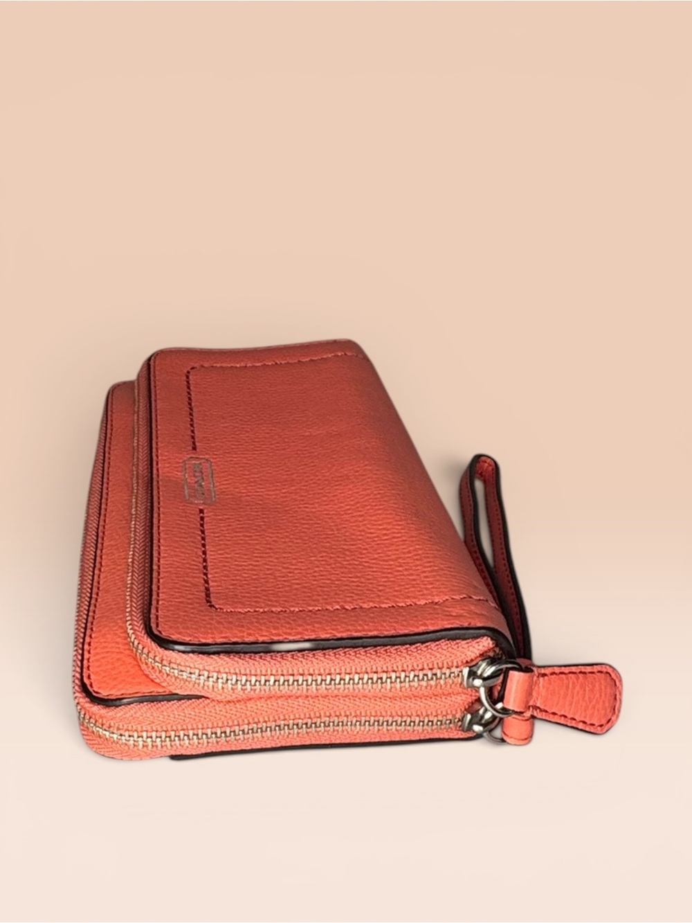 Coach Ashley Orange Tote with Wallet - Picture 6 of 15